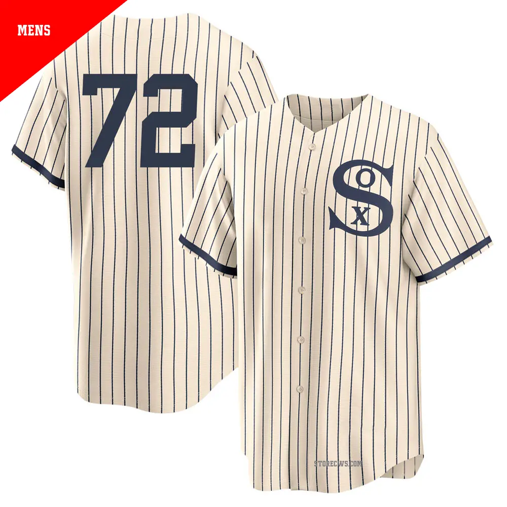Carlton Fisk Chicago White Sox #72 Men's Large Majestic