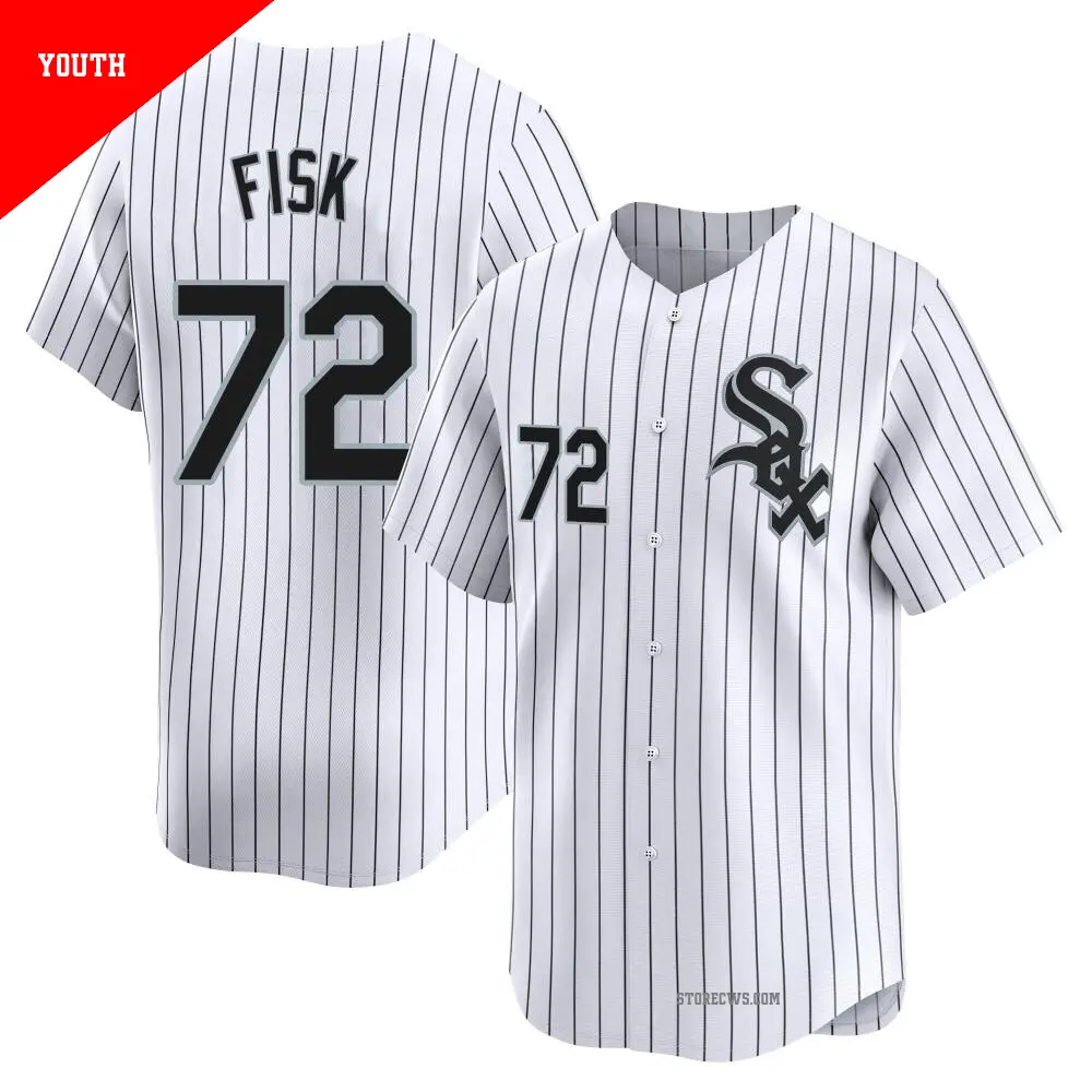 Carlton Fisk Chicago White Sox #72 Men's Large Majestic