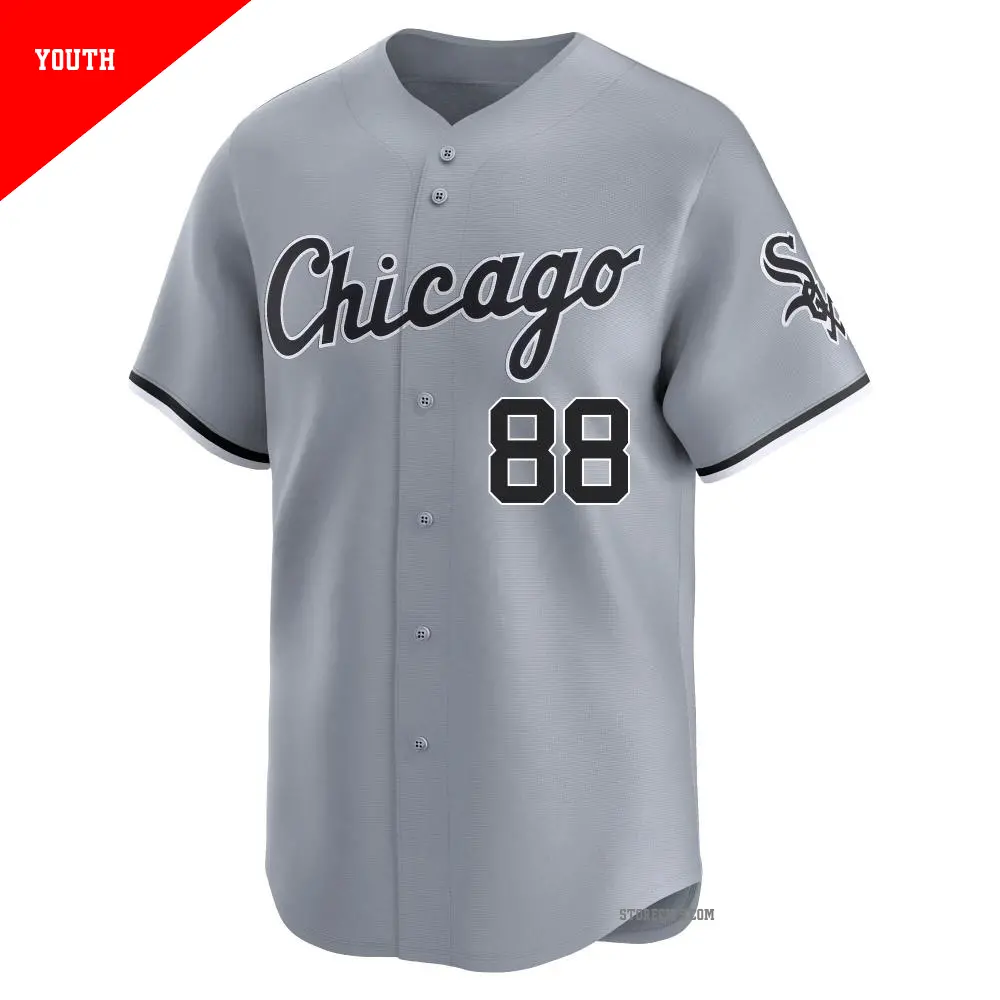 【R&B】Loyce Luis Robert Chicago White Sox Black Alternate Replica Men's